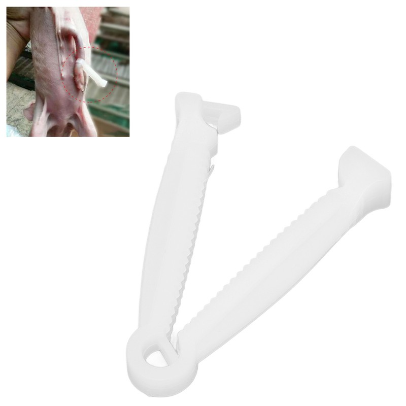 200PCS Pig Umbilical Cord Clamp Disposable Livestock Umbilical Cord Clip
