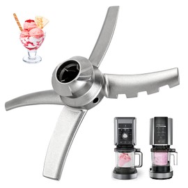 Replacement Ice Maker Blades for Ninja Creami, Blades Replacement Stainless Steel Compatible, Paddle Blade Replacement Parts, Perfect Replacement Paddle Blade for Ninja NC301 NC299 CN301CO NC299AM