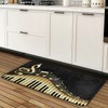 Naanle Music Kitchen Floor Mat Music Note Non Slip Absorbent