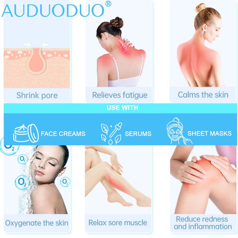 AUDUODUO® Premium Ice Face Roller with Extra Roller for Long