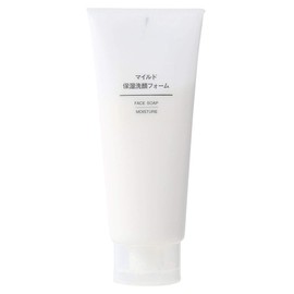 MUJI 37280724 Mild Moisturizing Facial Cleansing Foam (Large Capacity) 7.1 oz (200 g)