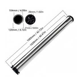 Heavy Duty, Stainless Steel Membrane Housing Reverse Osmosis Industrial Commercial Housing Water Treatment Pipeline Tools for 4in Ro Membrane