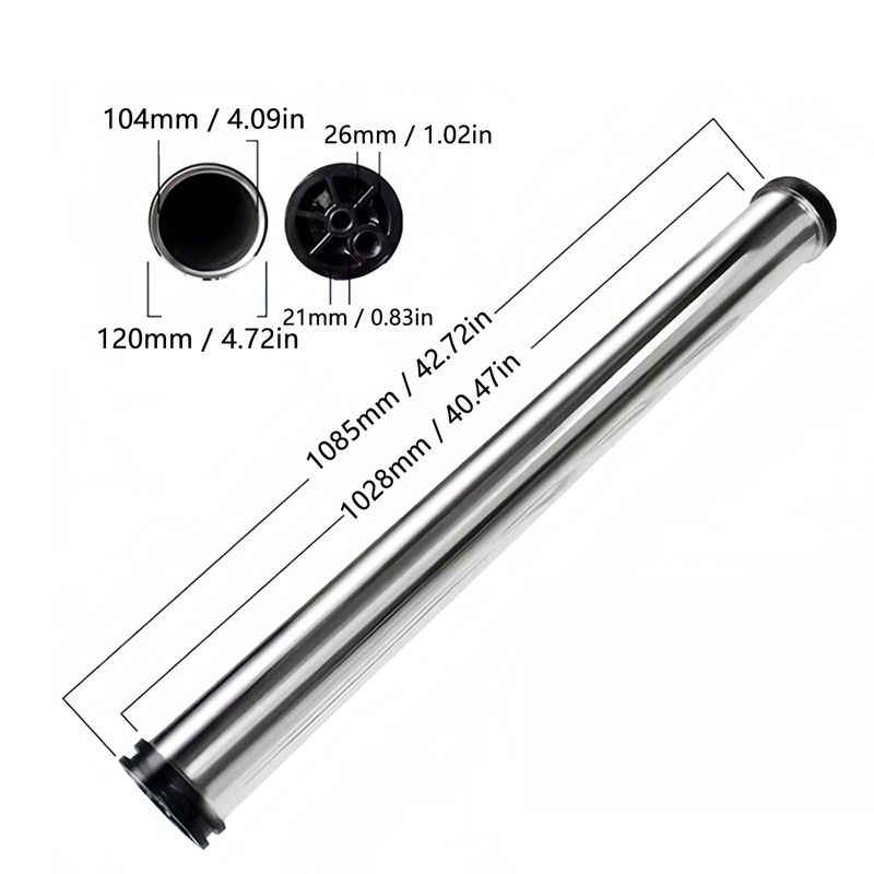 Heavy Duty, Stainless Steel Membrane Housing Reverse Osmosis Industrial Commercial