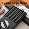 10 Pairs Fiberglass Chopsticks, Reusable Alloy Chop Sticks Non-slip Chopsticks,