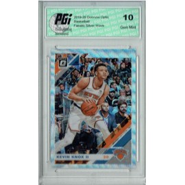 Kevin Knox II 2019 Optic #63 Fanatics Rare Silver Wave SP Card PGI 10 - Unsigned Basketball Cards
