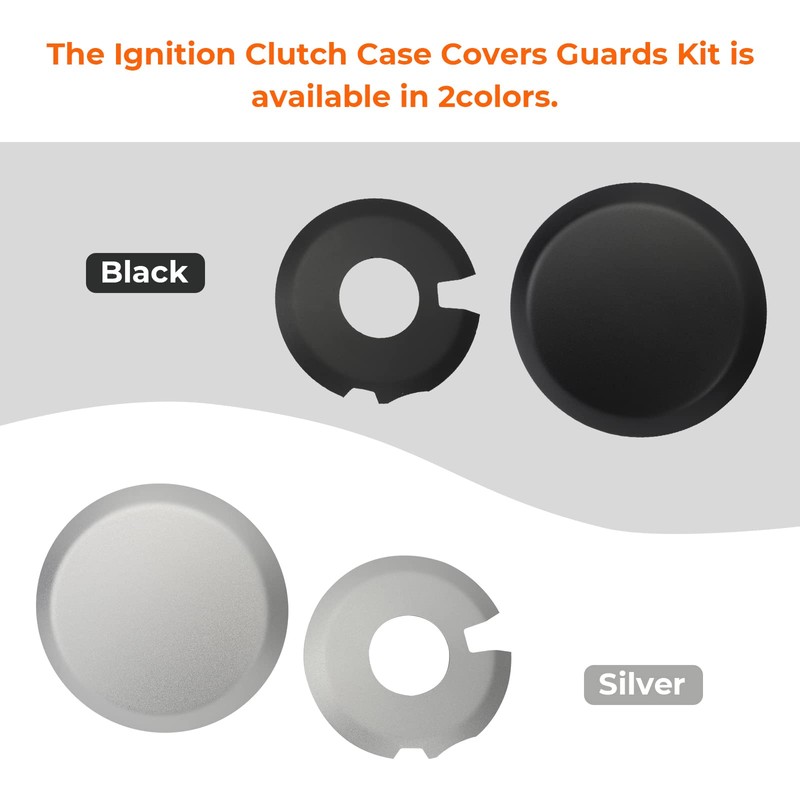 Ignition Clutch Case Covers Guards Kit for Suzuki DRZ400 DR-Z400S