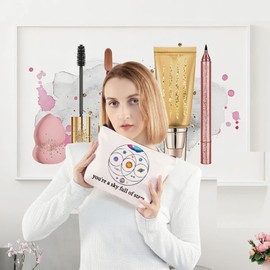 LEVLO Music Band Cosmetic Make Up Bag Star Moon Sun Lover Gift You'Re a Sky Full Of Stars Make Up Zipper Bag For Women Girls(You'Re a Sky Full Of Stars)