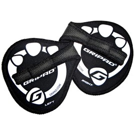 Gripad Workout Grips (Black) - The Alternative to Weight Lifting Gloves, Gym Workouts, WOD, Weightlifting & Fitness– Neoprene Padded Workout Hand Grips Against Calluses, Blisters, & Sweaty Hands