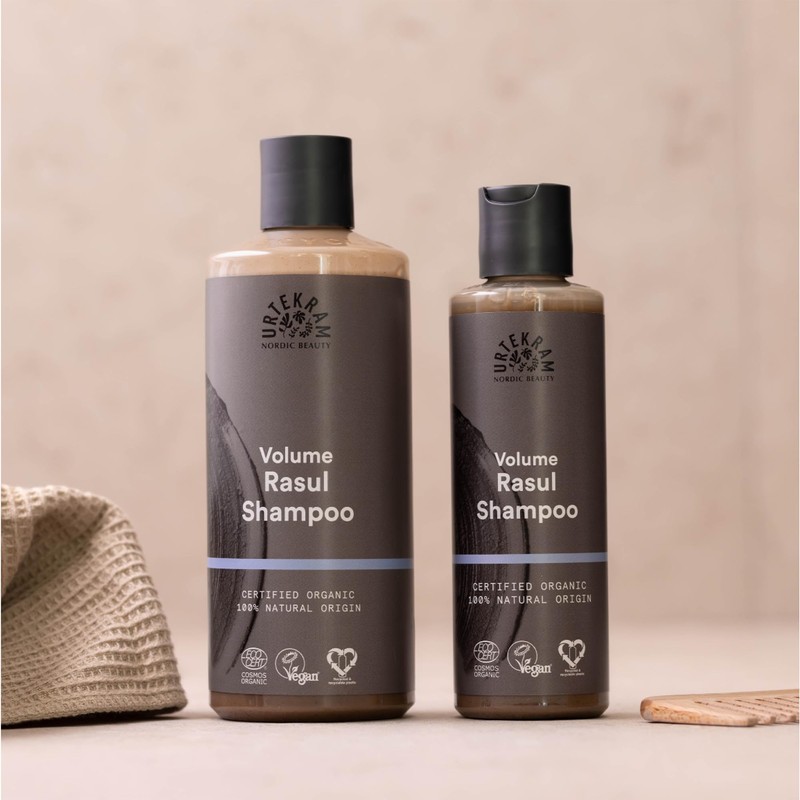 Urtekram Shampoo - Volumne - Rasul - 500 ml, Vegan,