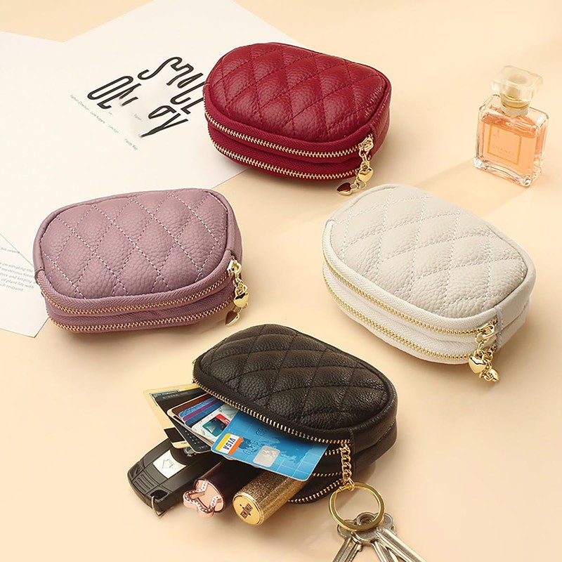 Coin Purse, Mini Wallet, Compact Genuine Leather, Women's Wallet, Gift