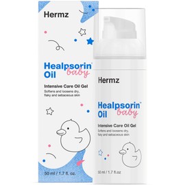 Healpsorin Soothing Baby Oil Gel - Cradle Cap Treatment - Easy-Absorption with No Greasy Residue - Moisturize, Revitalize & Enhance Skin Barrier - Baby Oil for Dry Skin