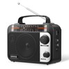 AM/FM/SW1-2 Radio Shortwave Transistor Radio AC or Battery Operated with