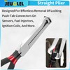 JEUCLEL 4PCS Professional Electrical Disconnect Pliers for Cars‌, Automotive Electrical