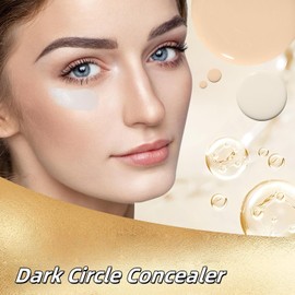 2 PCS Luminous Eye Corrector SPF 41 - Peach-Tinted Undereye Sunscreen & Concealer, Hydrating Dark Circle Coverage, Lightweight for Fine Lines & Sensitive Skin