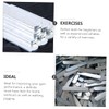 Mipcase Weighted Steel Plate for Fitness Training 4-Piece Set Electroplated