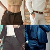 4 Pack Belt Loop Keepers, Leather Loop Keeper Accessories Belts