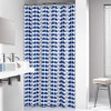 Sealskin Whale PEVA Waterproof Shower Curtain Blue 180cm Width x