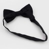 NECOTIA Men's Bow Tie, Stylish, Single Bowtie, Black, Plain, Wedding,