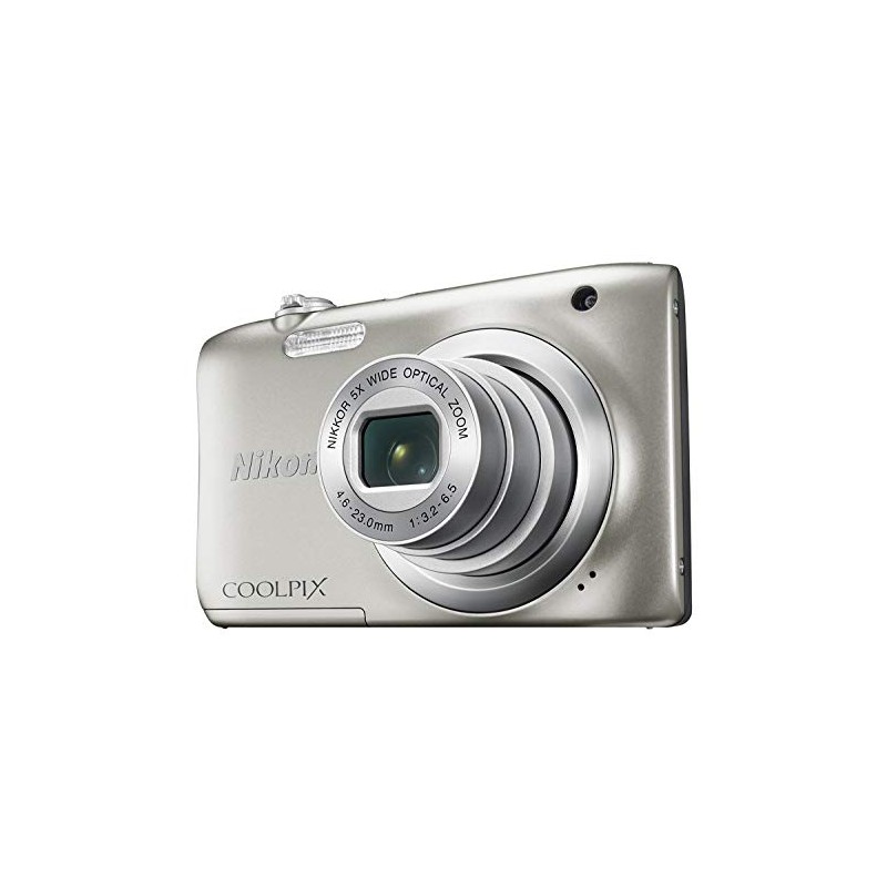 Nikon COOLPIX A100 Optics 5X 2005 Pixels Digital Camera, sliver