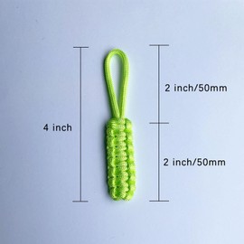 10 Pcs Hand Woven Pull Paracord Zipper Pull Tab (Pullpingjie105col)