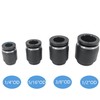 20PCS Pneumatic Cap Style Plug Fitting, Push-to-Connect Fitting Plug for
