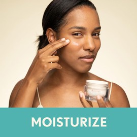 Decatela m and Restore Oat Gel Facial Moisturizer for Sensitive Skin, Lightweight Gel Cre