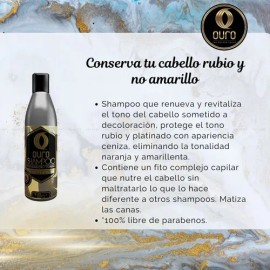 Shampoo Ouro Matizador Plata - Silver Azul 250ml                                                                                                      