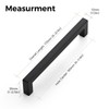Ravinte 10 Pack Kitchen Door Handles Black Handles for Cupboards