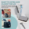 Realand 2Pcs Soap Dish Holder with Drainage Tray and Lid,