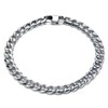TruTi Titanium 7MM Curb Link Bracelet 7.5"