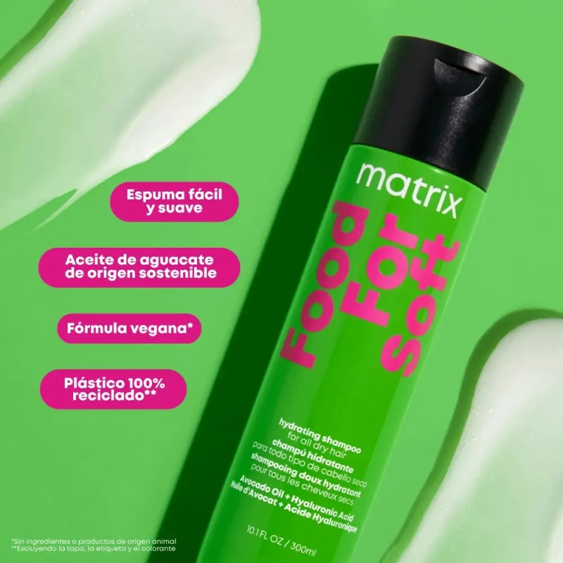 Shampoo Matrix Food For Soft Para Cabello Seco 300ml
