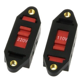 E-outstanding Voltage Selector Slide Switch 2 PCS 110V to 220V 6 Terminals DPDT Voltage Selector Outlet Switches Slide Switch