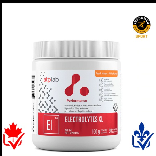ATP Lab Electrolytes XL (150g), Peach Mango