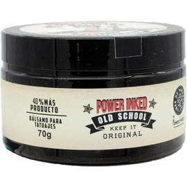 Balsamo para cuidado de tatuaje 70 g Power Inked CUIDADO PREMIUM QUE TU TATUAJE NECESITA