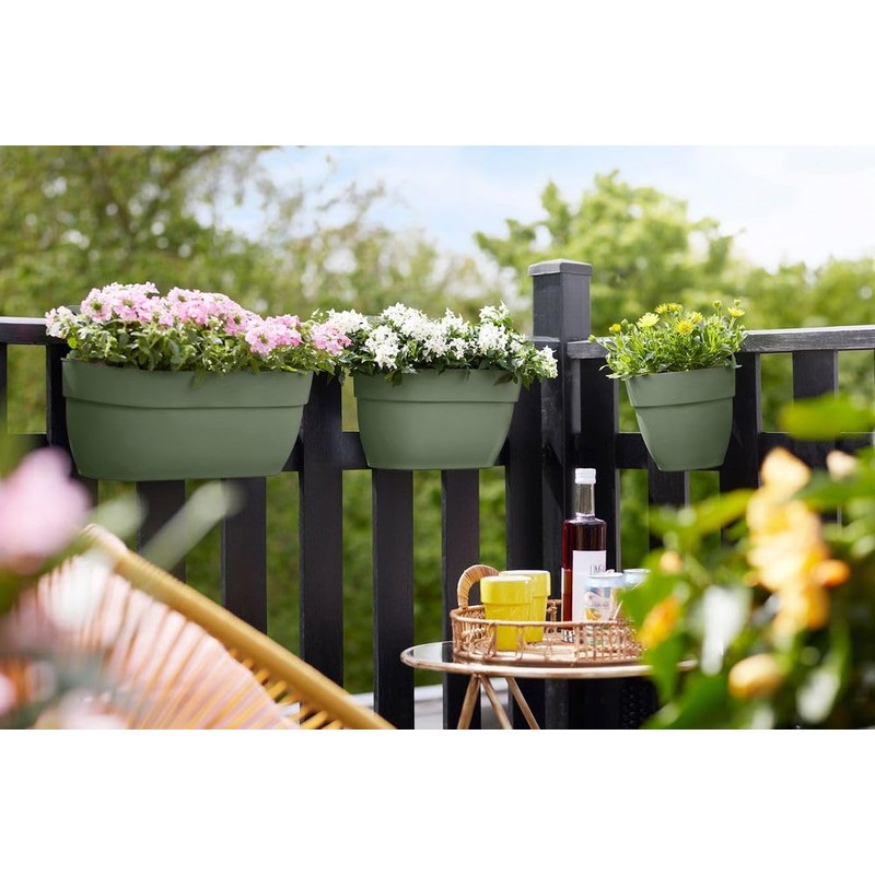 elho Vibia Campana Easy Hanger S 21 Planter for Balcony