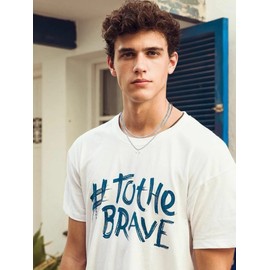 Layered Cross Necklace for Men Stainless Steel Plain Cross Pendant Necklace Rope Chain Necklace for Boys(A)