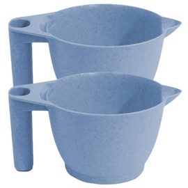 Ciieeo 2pcs Hair Dye Coloring Tools Stackable Color Bowl Hair Dye Color Bowl Hair Tinting Bowl Small Mixing Bowl Hair Color Bowl Hair Dye Brush and Bowl Pp Face Mask Care