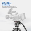 GVM 63" Video Tripod with Fluid Head with Adjustable Damping,