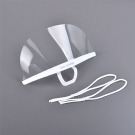 Transparent Mask for Cooking, Food Service, and Catering Droplet Protection 3ea