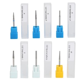 6pcs Cuticle Clean Nail Drill Bits Set Dead Skin Removal Tungsten Steel Pedicure Manicure Polish Bits for Nail Grind Machine