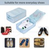 JJ POWER Travel Shoe Bags, Foldable Waterproof Shoe Pouches Organizer-Double