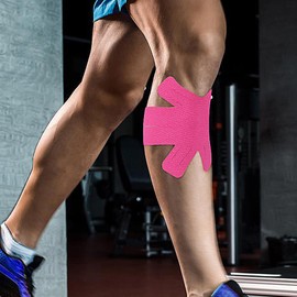 Precut Kinesiology Tape for Knees,Waterproof Athletic Tape - Elastic Breathable Patch for Muscle Support Sports Running Fitness Training Elbow