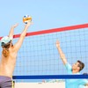 SKEERY Outdoor Heavy Duty Volleyball Net Set, Anti-Sag Design, Adjustable