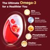 Krill Oil 1200mg, Antarctic Krill Oil Omega 3 Supplement with