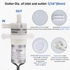 PlusRoc 12V DC Small Water Transfer Pump 1.3LPM Mini Self