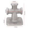 4.5inch Single Cross Bollard Cleat Heavy Duty Aluminum Mooring Bitt