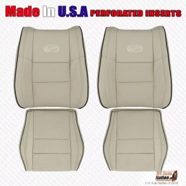 US AUTO Nation 832-790-4949 2011 - 2020 Fits Jeep Grand Cherokee OVERLAND Driver Passenger Leather Cover Tan - Passenger Top
