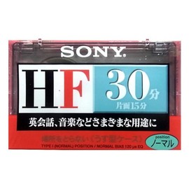 SONY C-30HFA Audio Cassette Tape, 30 Minutes