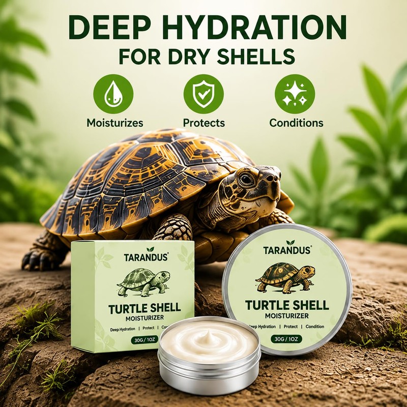 TARANDUS Reptile Shell Balm, Turtle Shell Care Conditioner for Tortoise,