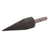 Wood Cone Punch Firewood Separation Detachable Round Shank Thread Drill